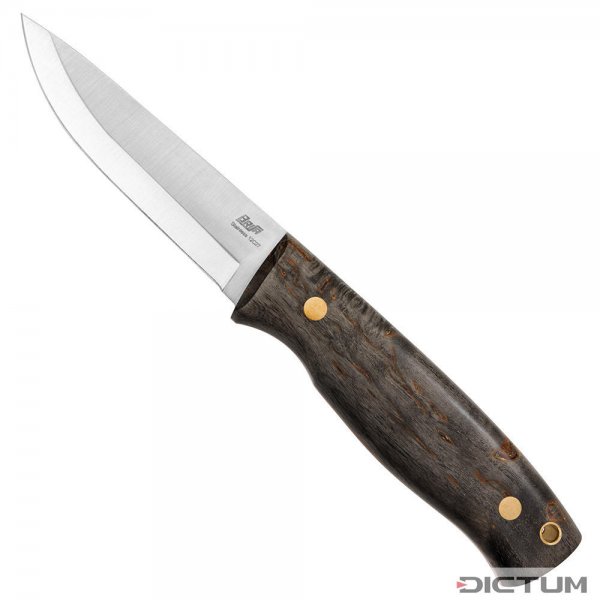 Brisa »Trooper 95« Hunting and Outdoor Knife, Stabilised Masur Birch