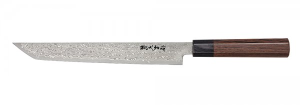 Cuchillo para pescado y carne, Bontenunryu Hocho, wengué, Sujihiki (Kengata)
