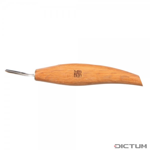 Nóż snycerski »Bird & Fish«, kształt z wyżłobieniem, profil 9 / 7 mm