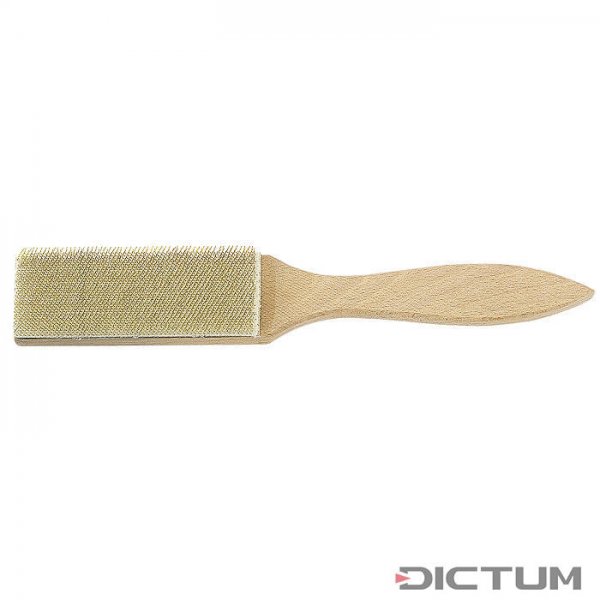 Brosse à lime, fil de laiton