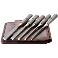 Zen-Wu Premium Titanium Chisels, 5-piece Set