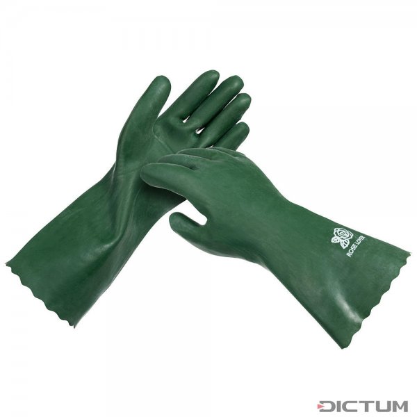 Thorn-proof Rose Gloves, Natural Rubber, Size M