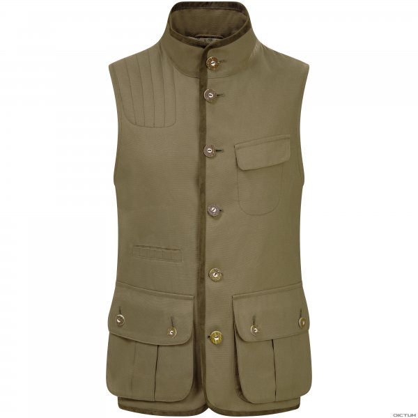 Gilet in cotone da uomo Habsburg »Ambros«, verde oliva, taglia 56