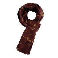 Hunting Scarf, Pheasant, Hunting Scarf, Pheasant, Brown, 175 x 68 cm