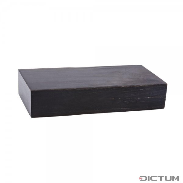 Blok z buvolího rohu, černý, leštěný, 130 x 50 x 25 mm
