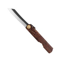 Couteau Higonokami, écorce de merisier » Kabazaiku «, peau de forge, petit