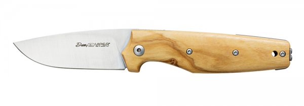 Cuchillo plegable Viper DAN1, madera de olivo