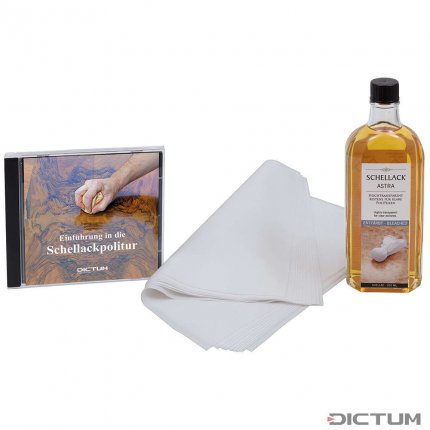 DICTUM Oberflächenset »Schellack« mit DVD, 3-teilig
