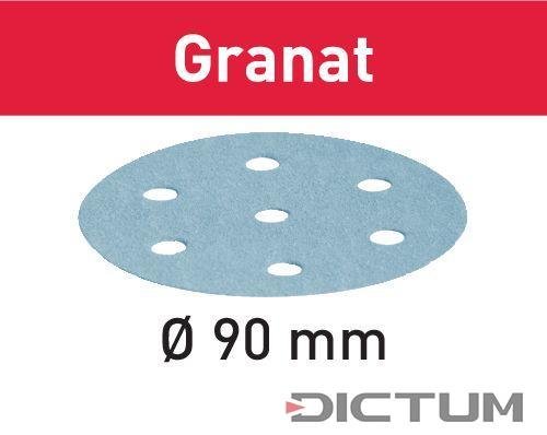 Festool Abrasif STF D90/6 P180 GR/100 Granat, 100 pièces
