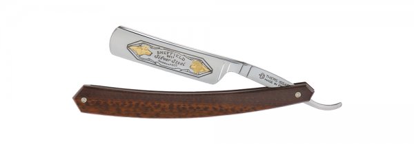 Razor with Gold Engraving ⅝&quot;, Snakewood