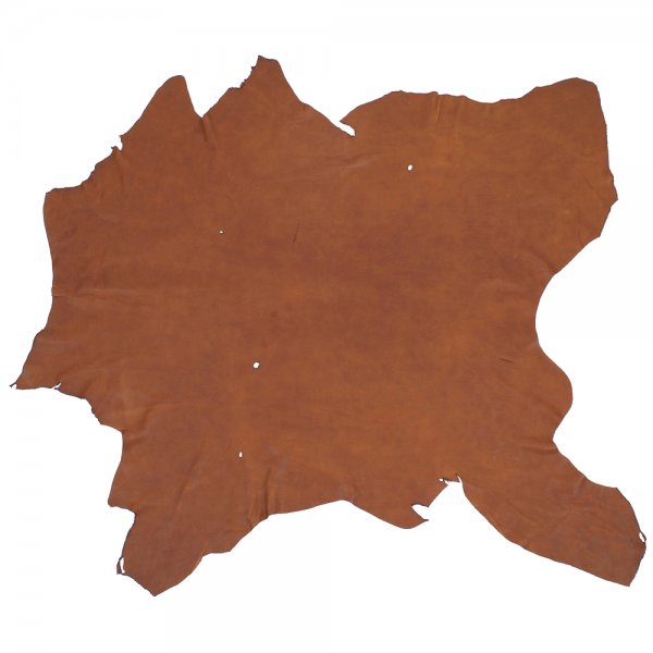 麋鹿皮，中棕色，1.01-1.10 m²。