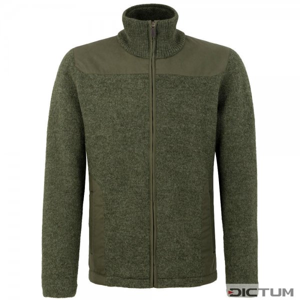 »Sandro« Broadcloth Jacket, Forest Green, Size XXL