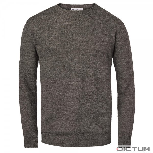 Men's Shetland Sweater, Grey, Size L