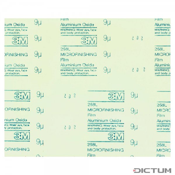 Hoja de película de microacabado 3M Stikit, 9 micras, 230 x 280 mm, 1 pieza