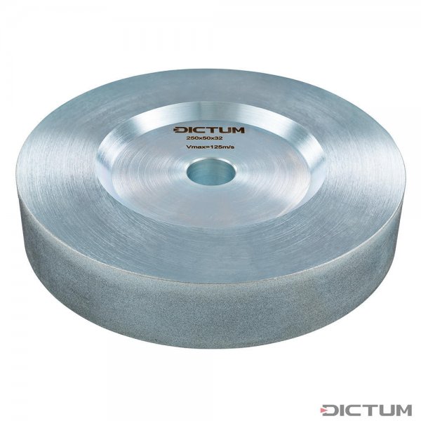 DICTUM »Black Crystal« CBN Grinding Wheel, Ø 250 mm, Circumfer. Coating, B54