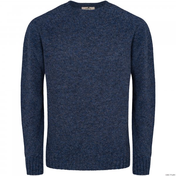 Herren Shetland Pullover, leicht, jeansblau, Größe XL