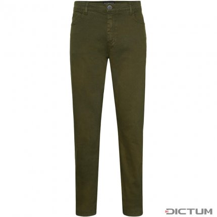 Purdey Herren Five Pocket Baumwollhose, moosgrün, Größe 48