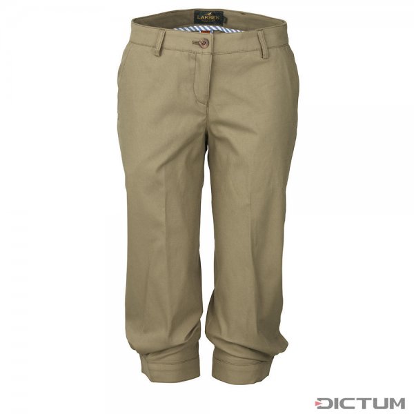 Laksen Dámské kalhoty pod kolena Cottonwoods, khaki, velikost 42