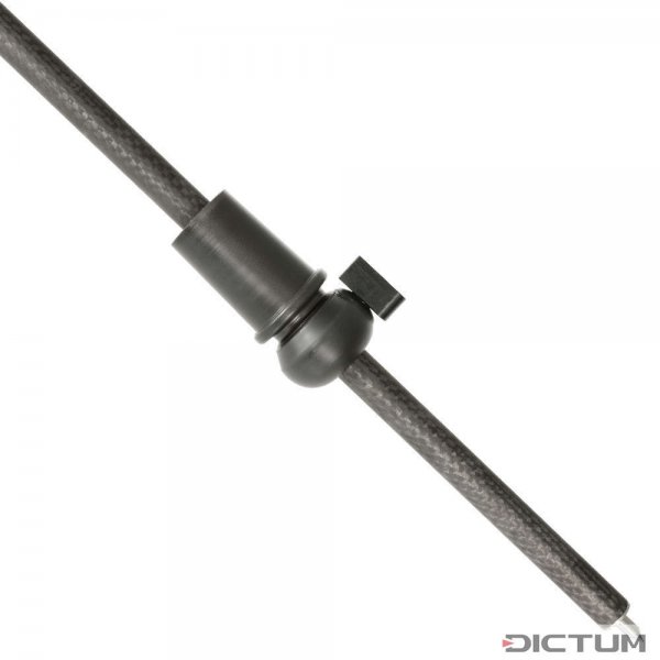 Puntale per contrabbasso Herdim S-Lock in carbonio, cono in nylon Ø 32 mm