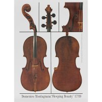 Affiche, violoncelle, Domenico Montagnana, »Sleeping Beauty« 1739