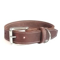 Collar para perro Bolleband Classic 30 mm, marrón, XL