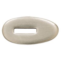 Bolster with Finger Guard, 18 x 35 mm, Nickel, Blade Thickness 3.2 mm
