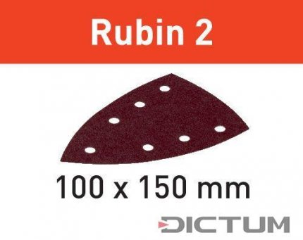 Festool Шлифовальный лист STF DELTA/7 P120 RU2/10 Rubin 2, 10 шт.