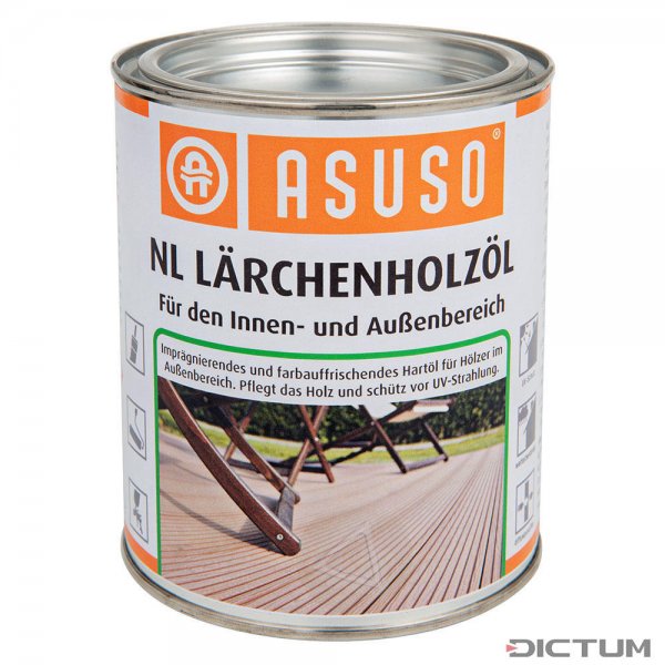 Olej do drewna modrzewiowego ASUSO NL, 750 ml