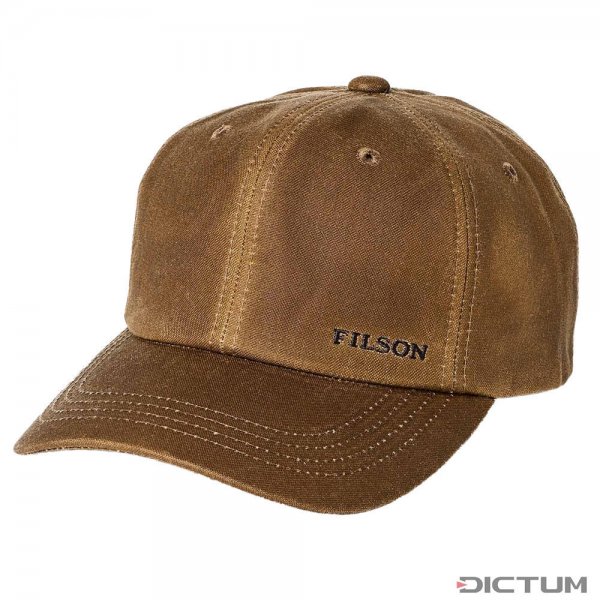 Filson Oil Tin Low-Profile Logger Cap, Tan