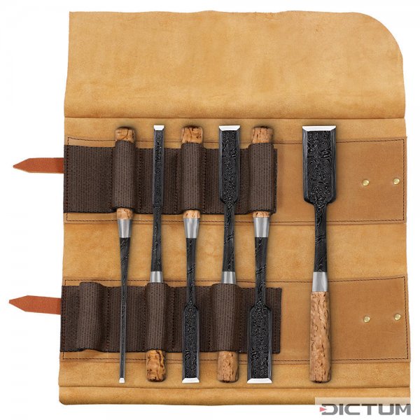 Set di scalpelli Tasai Mokume Oire, 6 pezzi