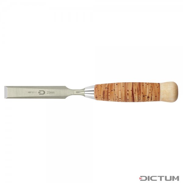 DICTUM Cryo Paring Chisel, 20 mm, with Birch Bark Handle