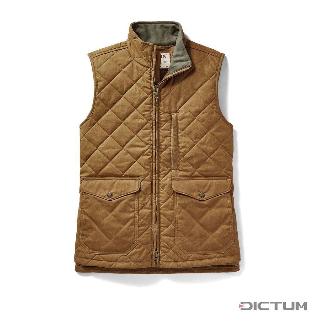 Filson Ladies Quilted Mile Marker Vest, Tan, XS, Workwear
