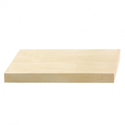Tabla de madera de tilo, 1.ª calidad, 250 x 175 x 25 mm