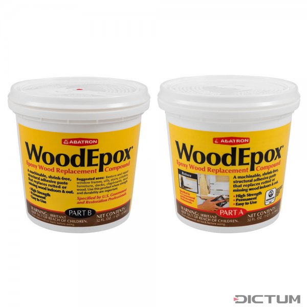 Abatron WoodEpox 填充剂和造型化合物，1.9升
