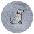 grey (motif: Yellow Labrador)