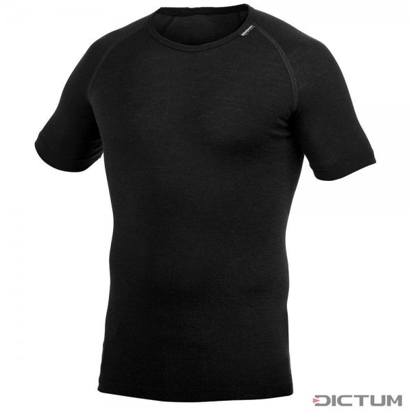 Woolpower Lite Unterhemd, schwarz, kurzarm, XS