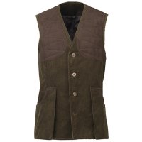 Laksen Men's Laksen Men's Corduroy Shooting Vest »Mayfair«, Green, Size M