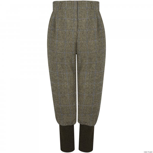 Pantalon 3/4 de chasse style anglais en tweed p. femme Purdey » MacAterick «, 34