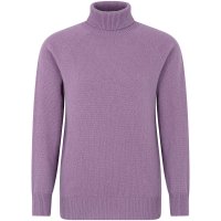 Sweter damski golf, Sweter damski golf, fiołkowy, rozmiar M