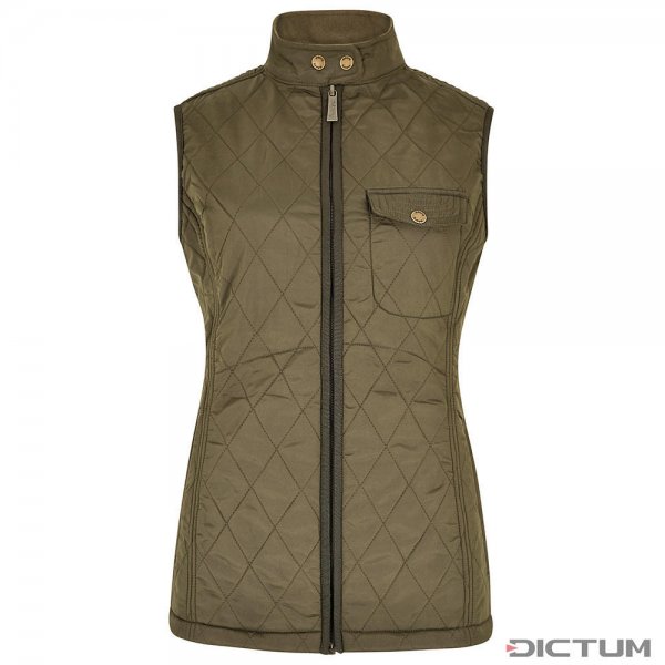 Dubarry »Rathdown« Ladies Quilted Vest, Olive, Size 38