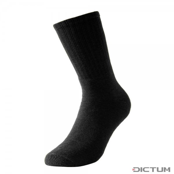 Ponožky Woolpower Liner Classic, černé, 200 g/m², velikost 45-48