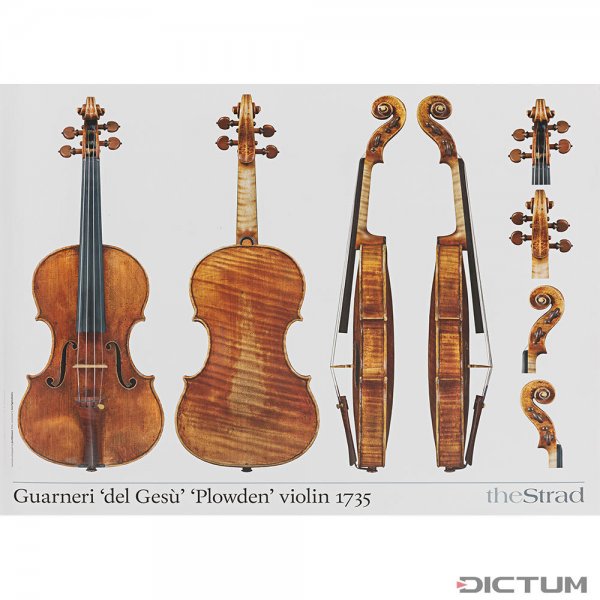 Póster, violín, Giuseppe Guarneri del Gesù, »Plowden« 1735
