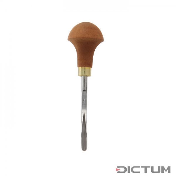 Pfeil Linoleum and Woodcutting Tool, Sweep L 12A, V 60° cranked / 4 mm