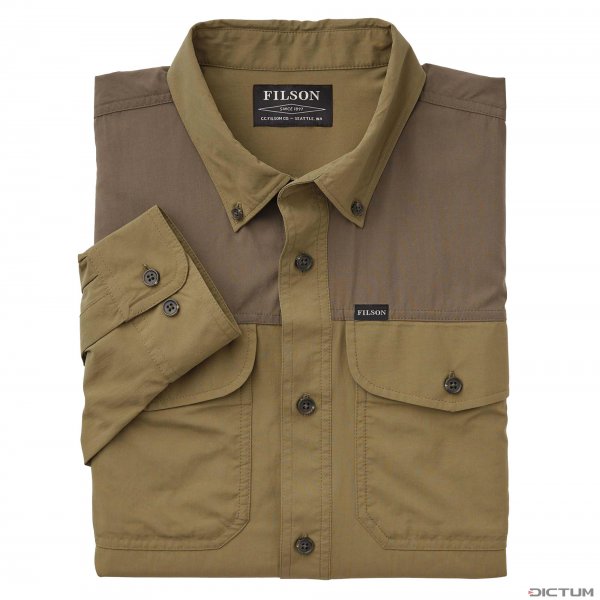 Filson Sportsman's Shirt, Olive Drab/Root, taille L