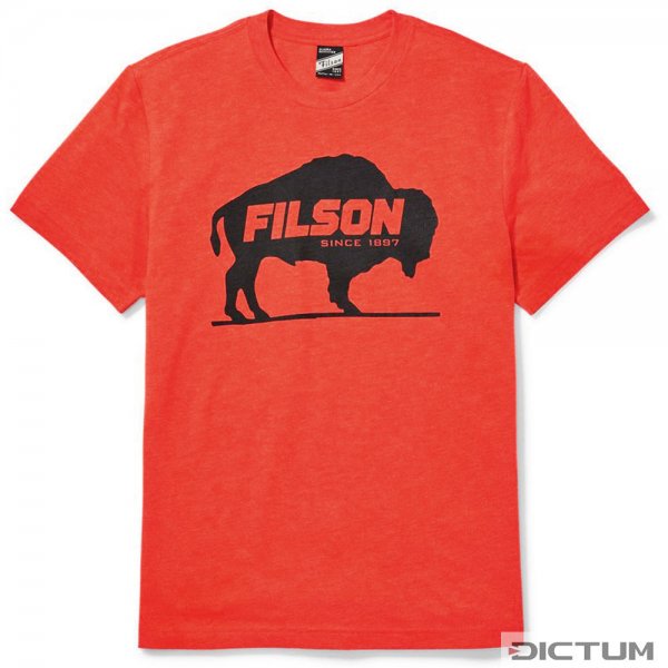 Filson Buckshot T-Shirt, Cardinal Red, Größe M