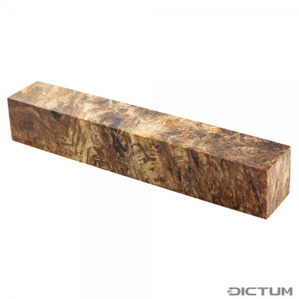 枫木木桩，稳定，笔坯，140 x 22 x 22毫米。