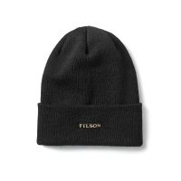 Filson Wool Cuff Cap, Black