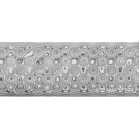 Stal damasceńska Stal damasceńska Damasteel DS93X Rose, 32 x 4 x 210 mm
