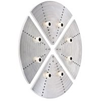 Platos de garras en segmentos Axminster con 8 tubillones de goma, Ø 400 mm