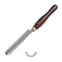 Crown粗纱管，染色山毛榉手柄，刀片宽度30毫米。
